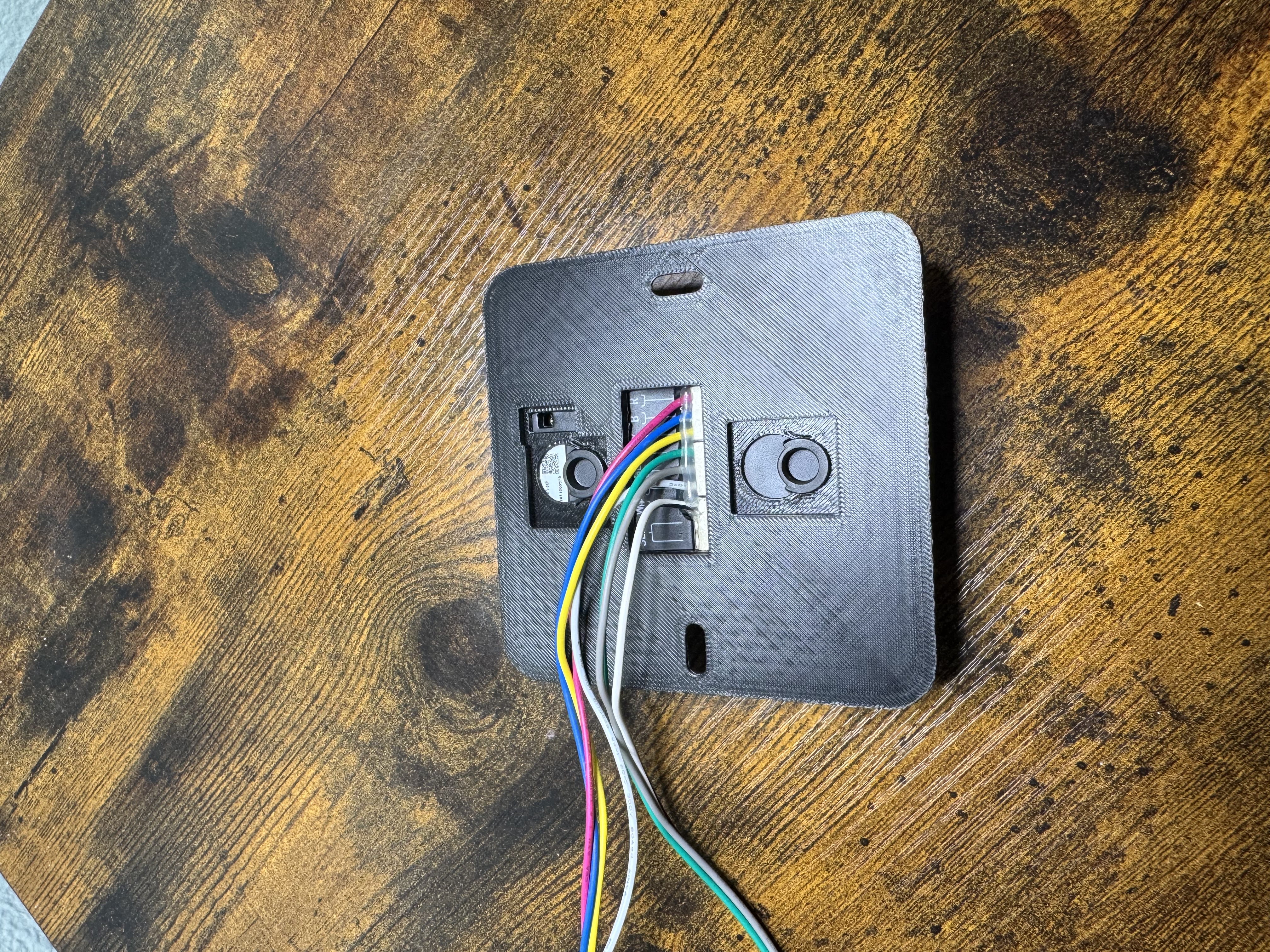 Tstat Installed on Adapter Rear View